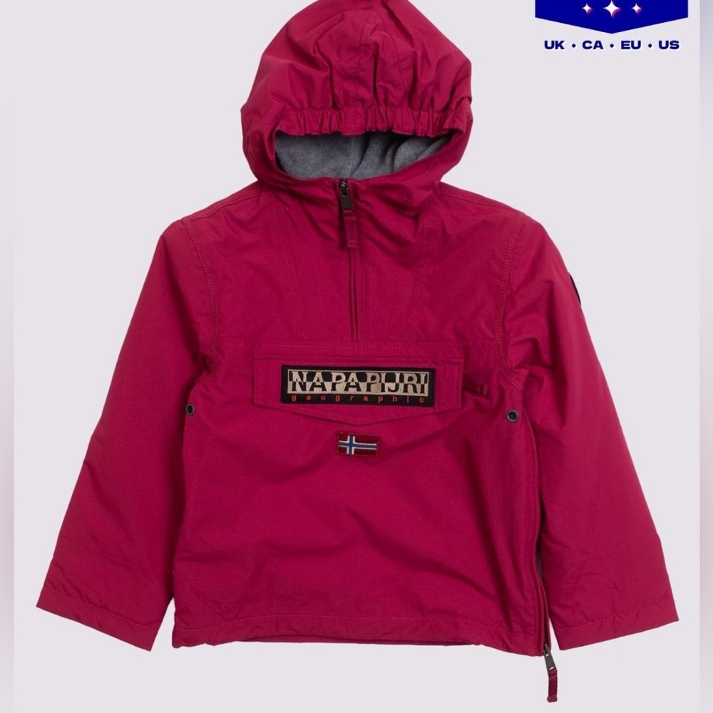 NWT! Napapijri Fuchsia Hooded Jacket ( authentic)